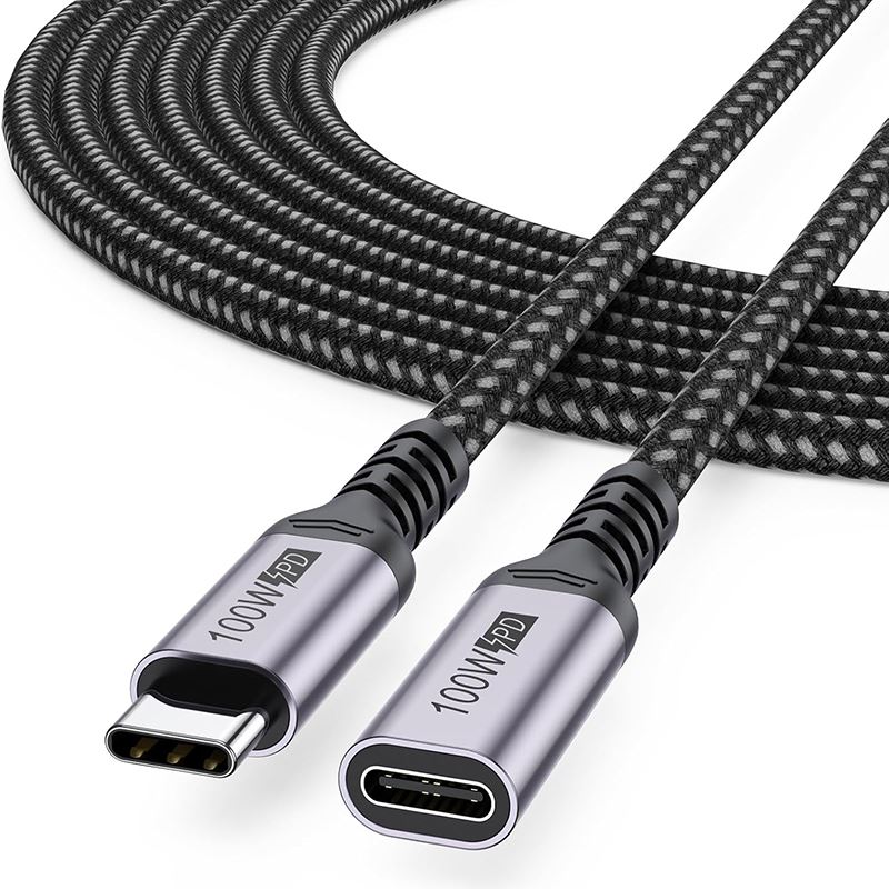 کابل فرمت USB C با کابل نایلونی